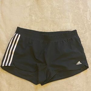 Dark Gray Adidas athletic shorts women